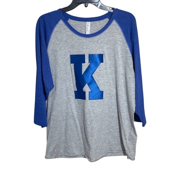 Live & Tell Kentucky Wildcats Raglan T-Shirt Satin Letter Size XL Extra Large - Picture 1 of 6